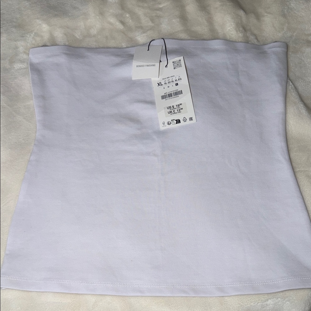 Zara White Tank Top